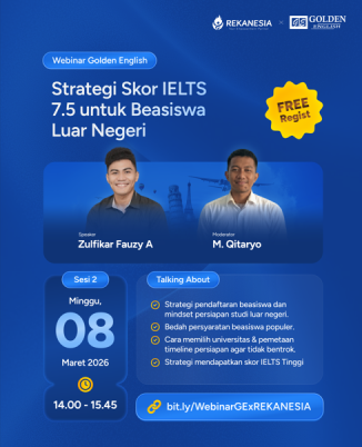 Golden English X Rekanesia : Strategi Skor IELTS