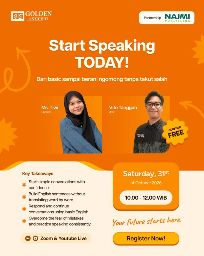 Start Speaking TODAY!