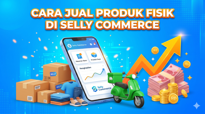 Cara membuat dan menjual produk fisik di Selly Commerce