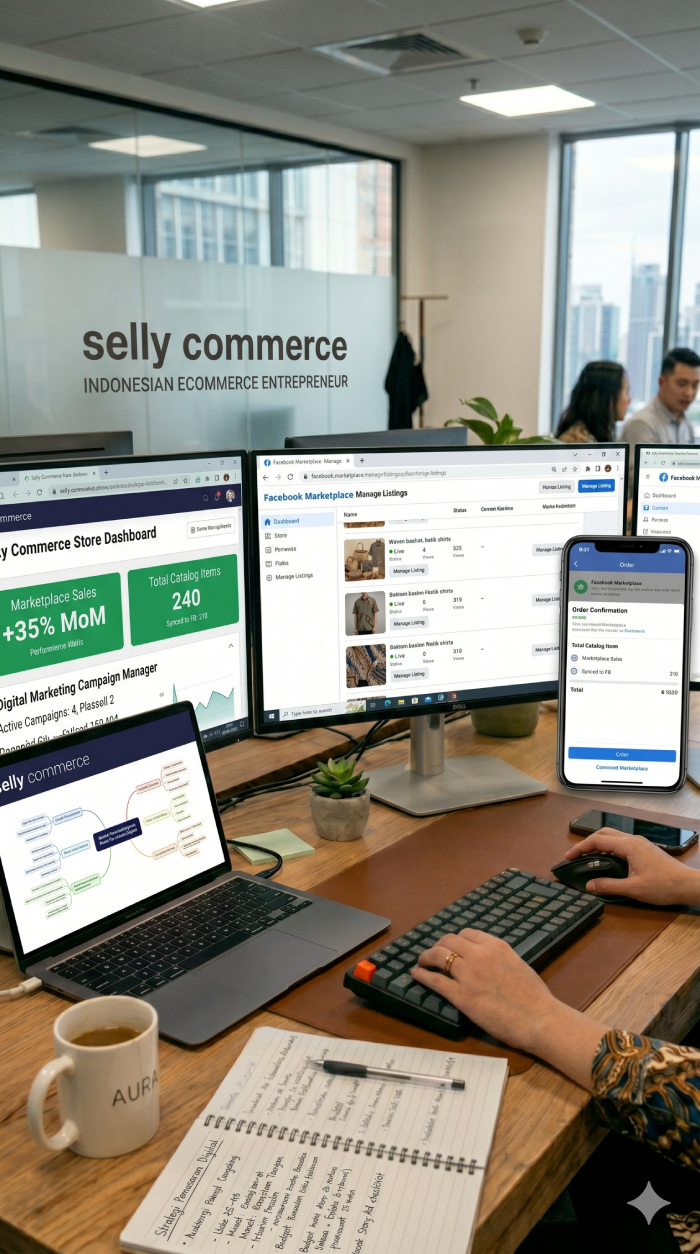 Tutorial Cara Membuat Iklan di Facebook Marketplace dengan Web Selly Commerce