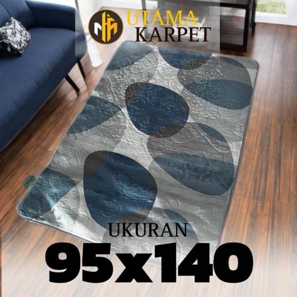 Karpet Uk [95x40cm] Busa Malaysia Motif Minimalis Premium