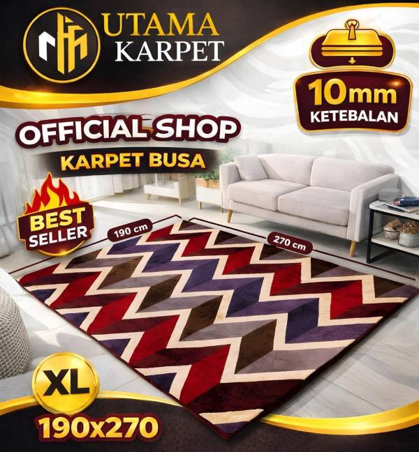 [190X270]Karpet Busa Malaysia Ekonomis – Series Terbaru