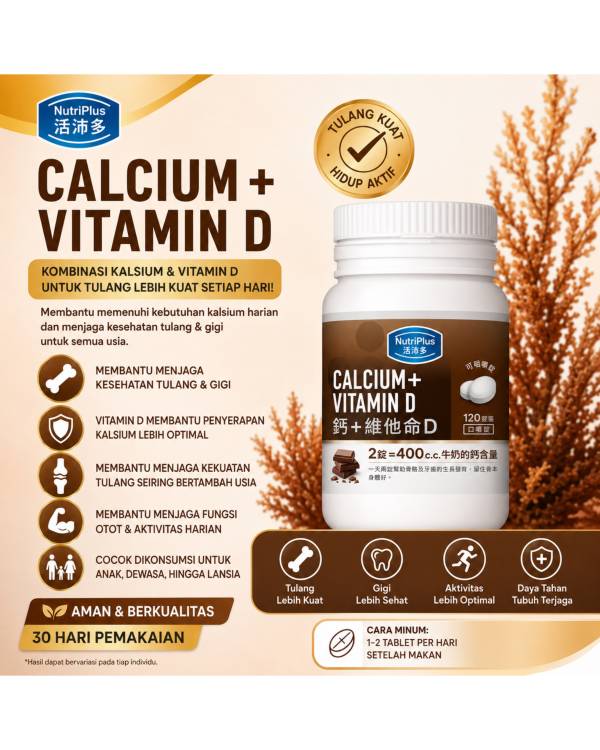 Nutriplus Calcium + Vitamin D