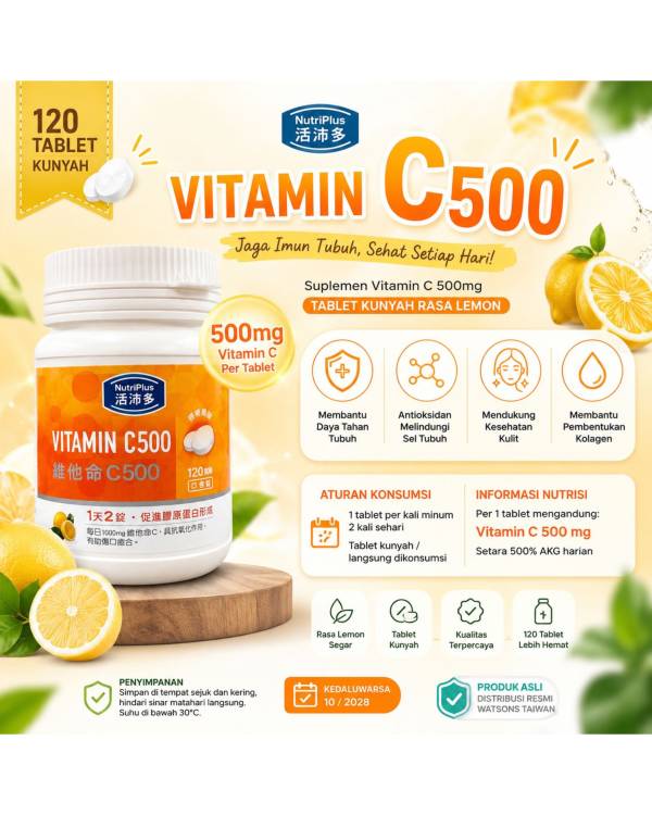 Nutriplus Vitamin C500