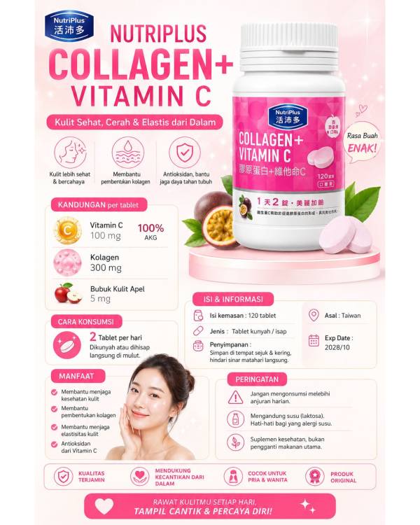 [ BEST SELLER ] Nutriplus Collagen + Vitamin C