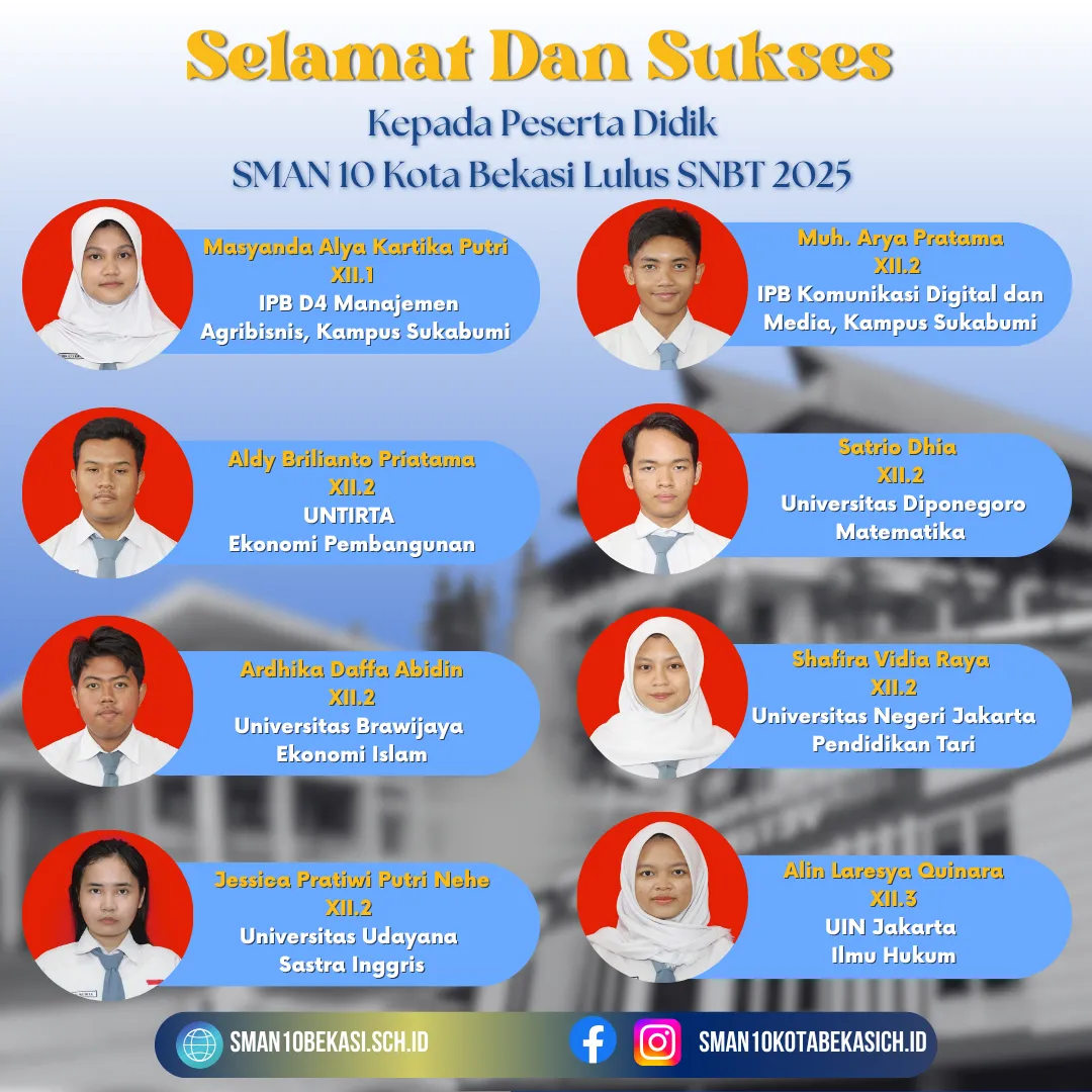 Foto tambahan 1 dari Selamat! Untuk Angkatan 25 yang Telah Lolos Masuk PTN Jalur SNBT 2025