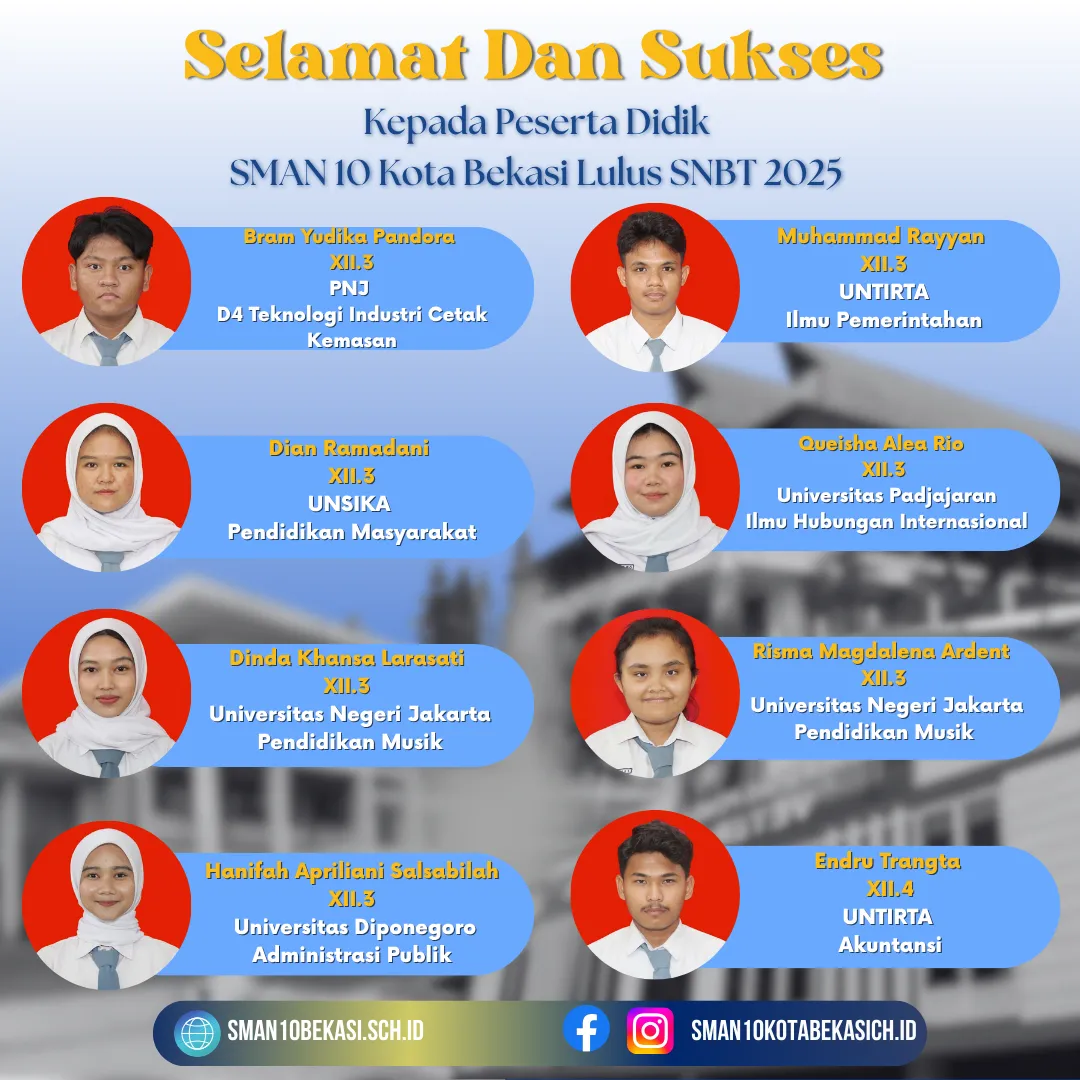 Foto tambahan 2 dari Selamat! Untuk Angkatan 25 yang Telah Lolos Masuk PTN Jalur SNBT 2025
