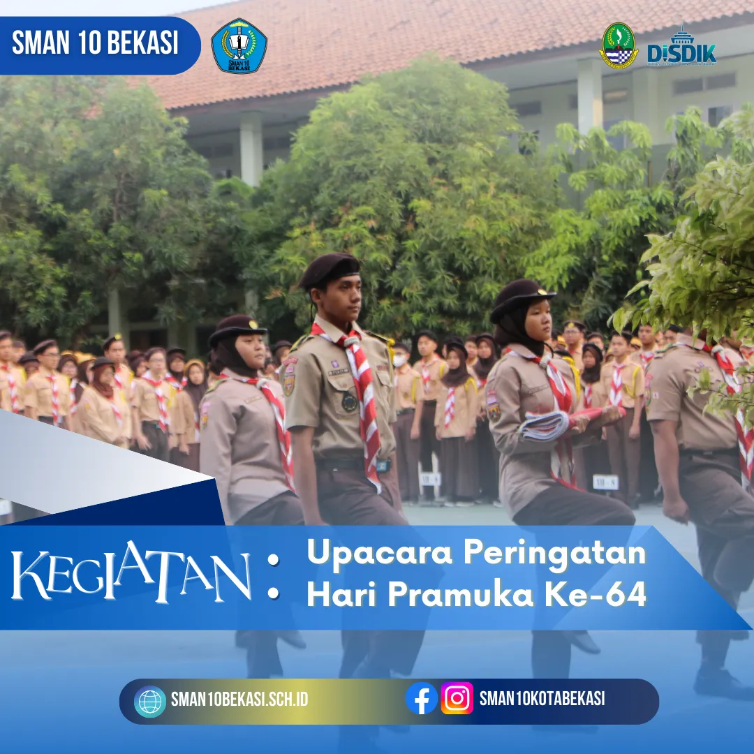 Upacara Peringatan Hari Pramuka Ke-64