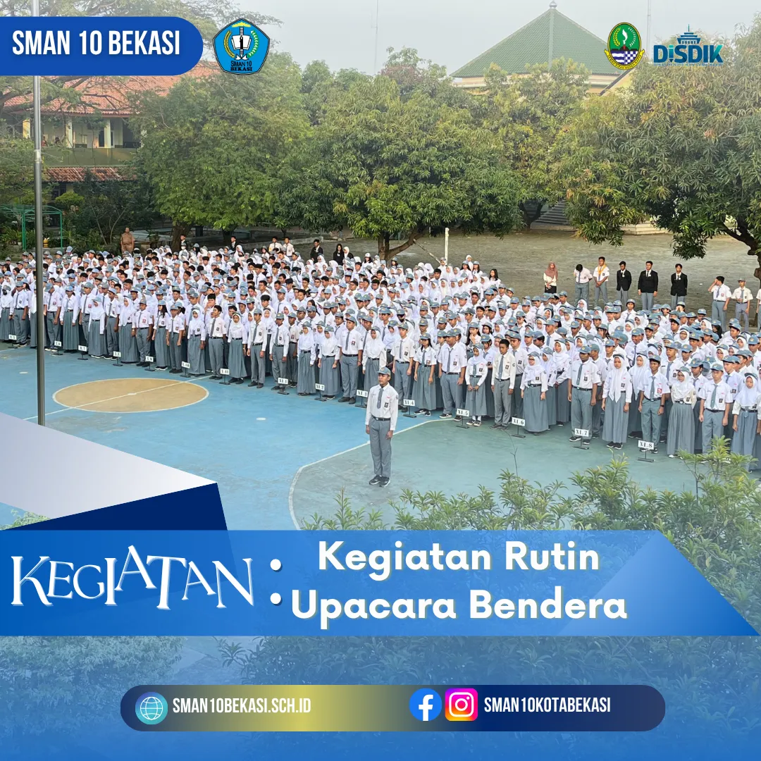 Kegiatan rutin Upacara Bendera