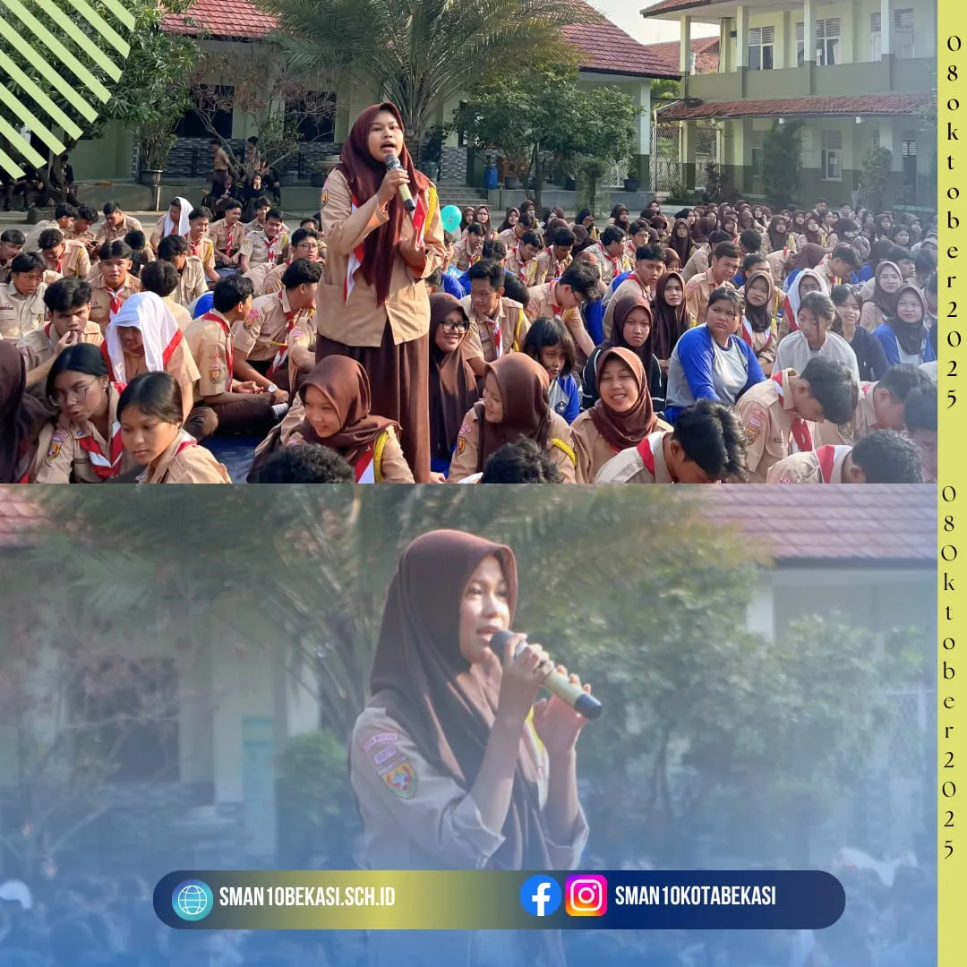Foto tambahan 4 dari kegiatan Orasi Pemilihan Ketua OSIS 2025.