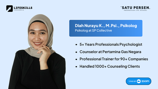 Workshop Komunikasi Asertif: Belajar Bicara To The Point, Ubah Habit People Pleaser dan Gak Enakan di Ranah Sosial & Profesional