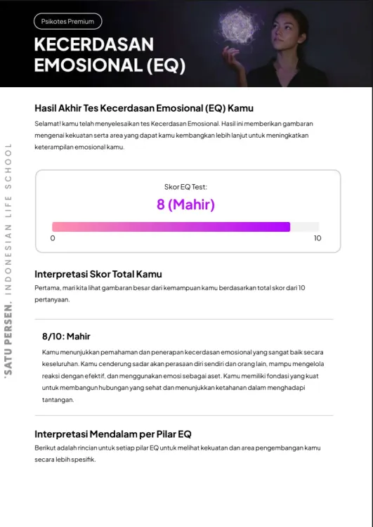 Preview hasil psikotes 2