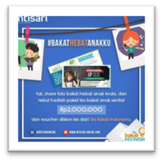 Kontes Foto #BakatHebatAnakku  Tes Bakat Indonesia x Intisari Online