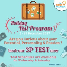 HOLIDAY TEST PROGRAM 2- 29 December 2017