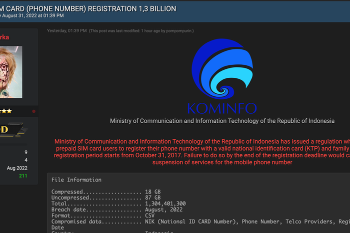 Kominfo Data Bocor