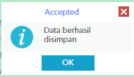Berhasil Disimpan