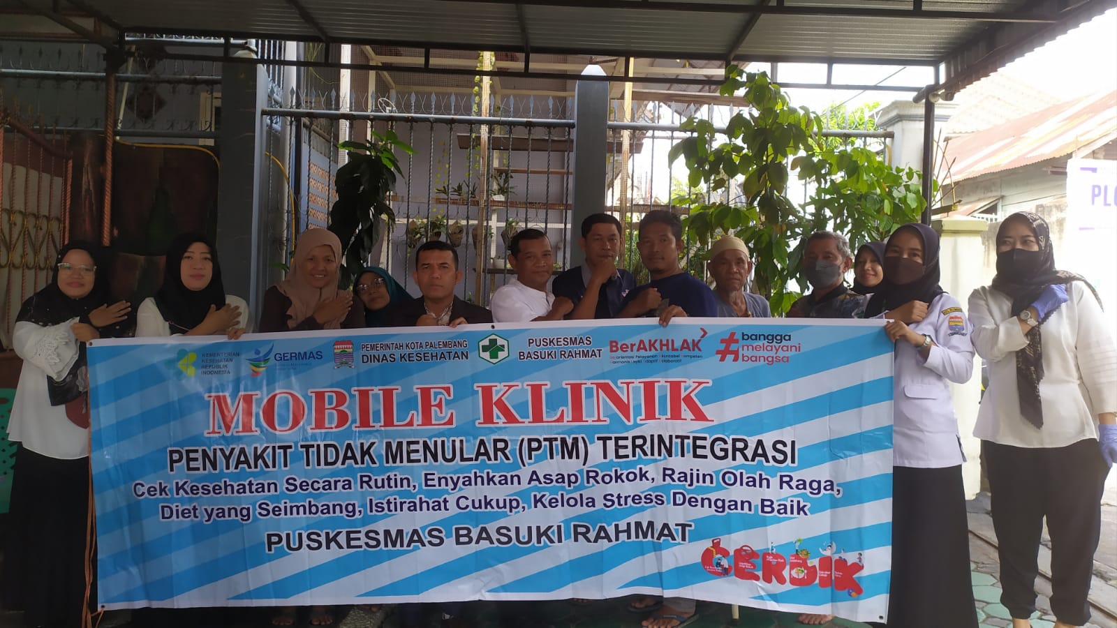 Warga RW 06 Talang Aman Dapat Cek Kesehatan Gratis dari Puskesmas