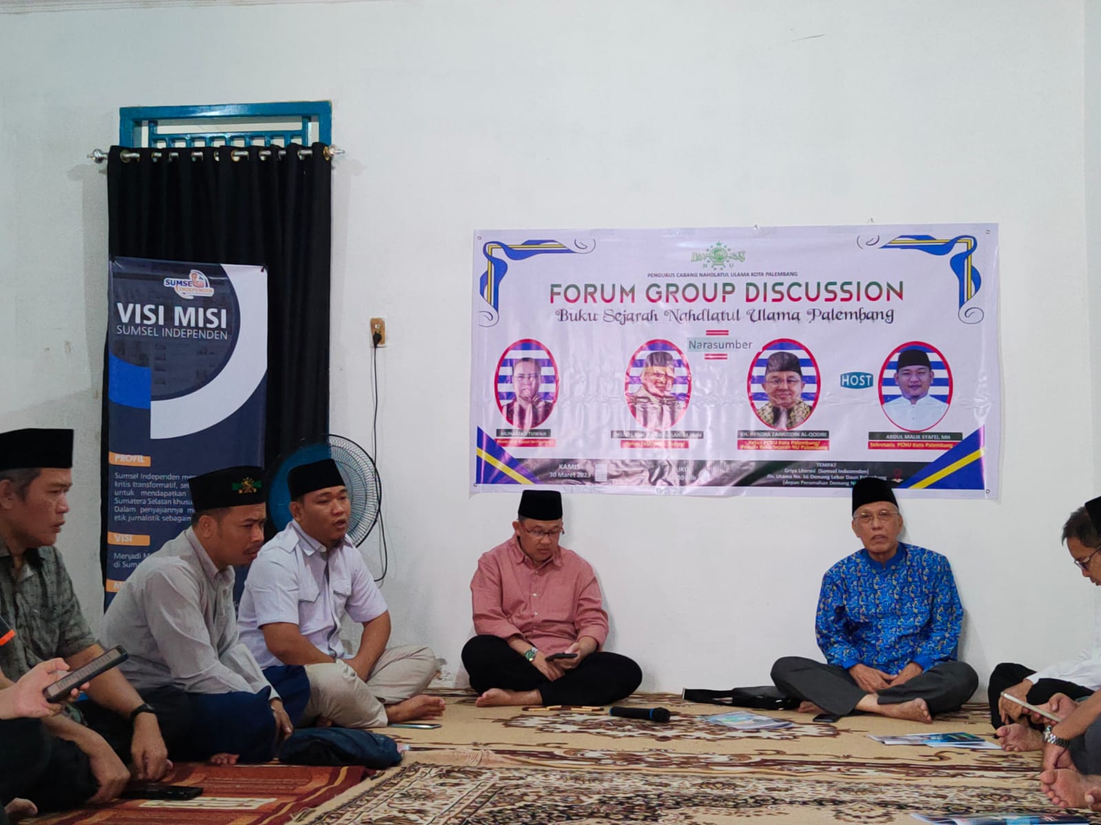 Matangkan Naskah Buku Sejarah NU Kota Palembang