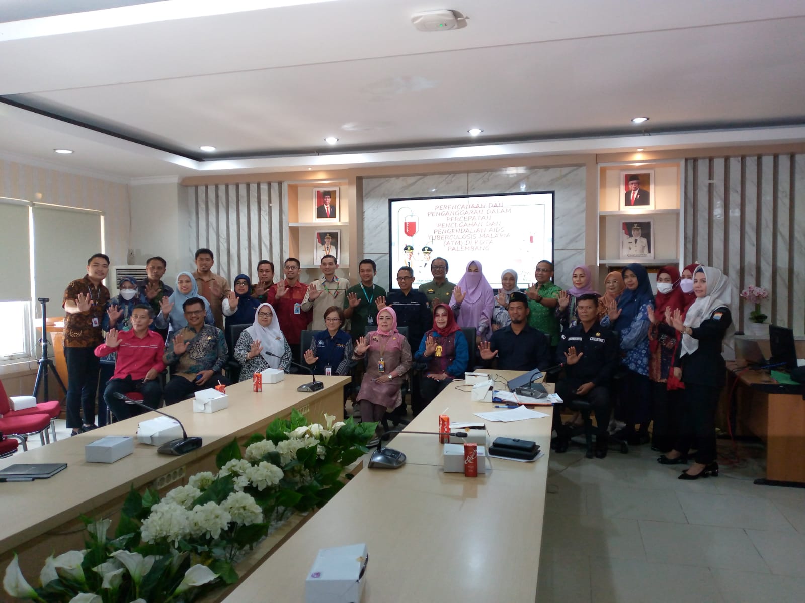 Rapat Koordinasi Percepatan Pencegahan dan Pengendalian AIDS – Tuberkolosis – Malaria (ATM) di Kota Palembang