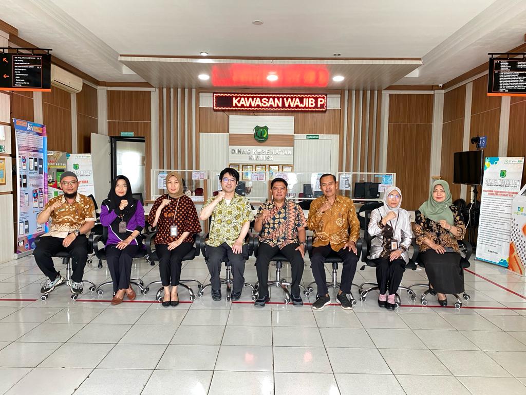 Tertarik Kebijakan UHC di Muba, Peneliti Universitas Toyo Asal Jepang Kunjungi Muba