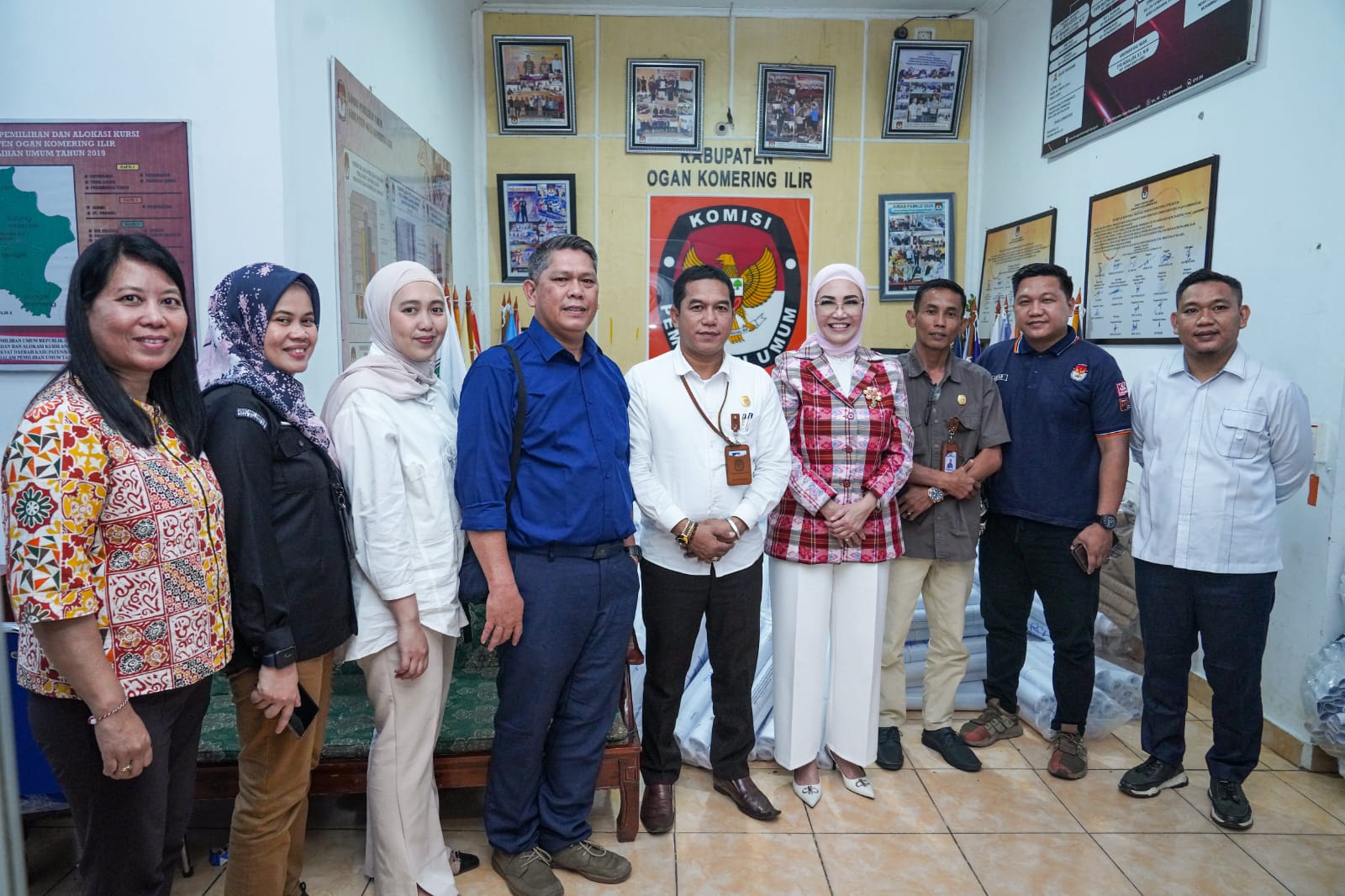 Kunjungan Kerja Ketua DPRD Sumsel ke KPU OKI untuk Membahas Kesiapan Pemilu