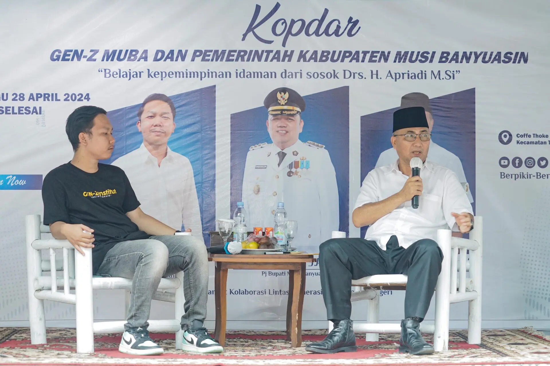 Founder Gen Z Institut Puji Gaya Kepemimpinan Apriyadi di Muba