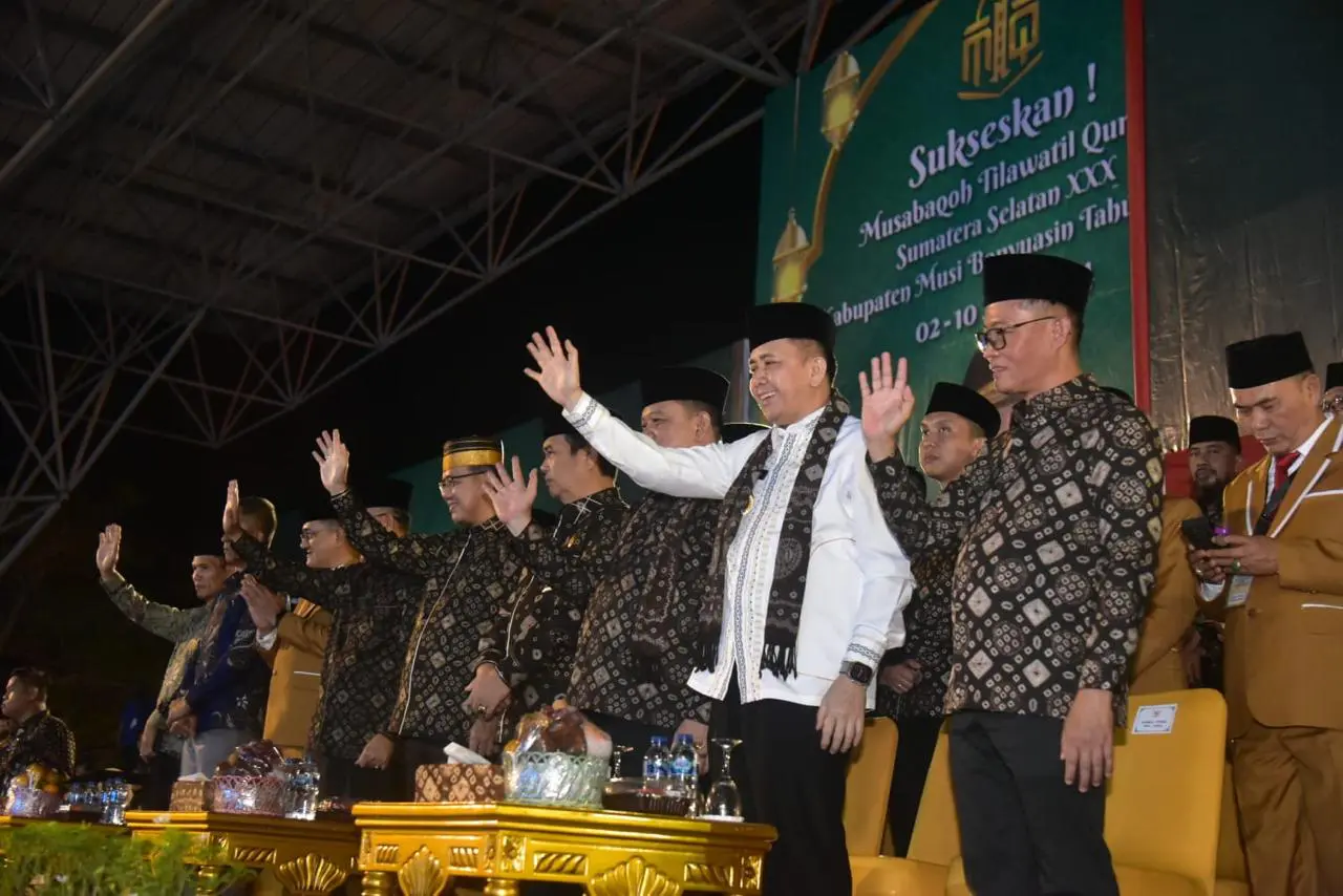 Pj Gubernur Agus Fatoni  Buka MTQ XXX Tingkat Provinsi Sumsel Tahun 2024 di Kabupaten Muba