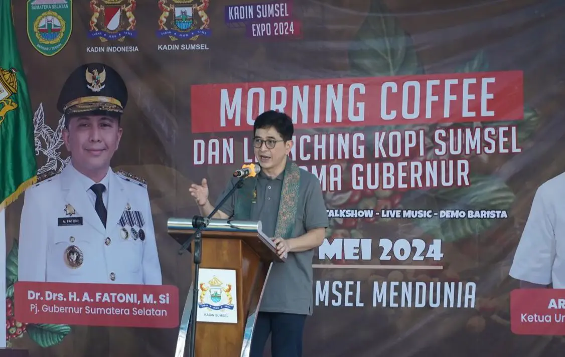Ketua Umum Kadin Indonesia Apresiasi dan Dukung Launching Kopi Sumsel