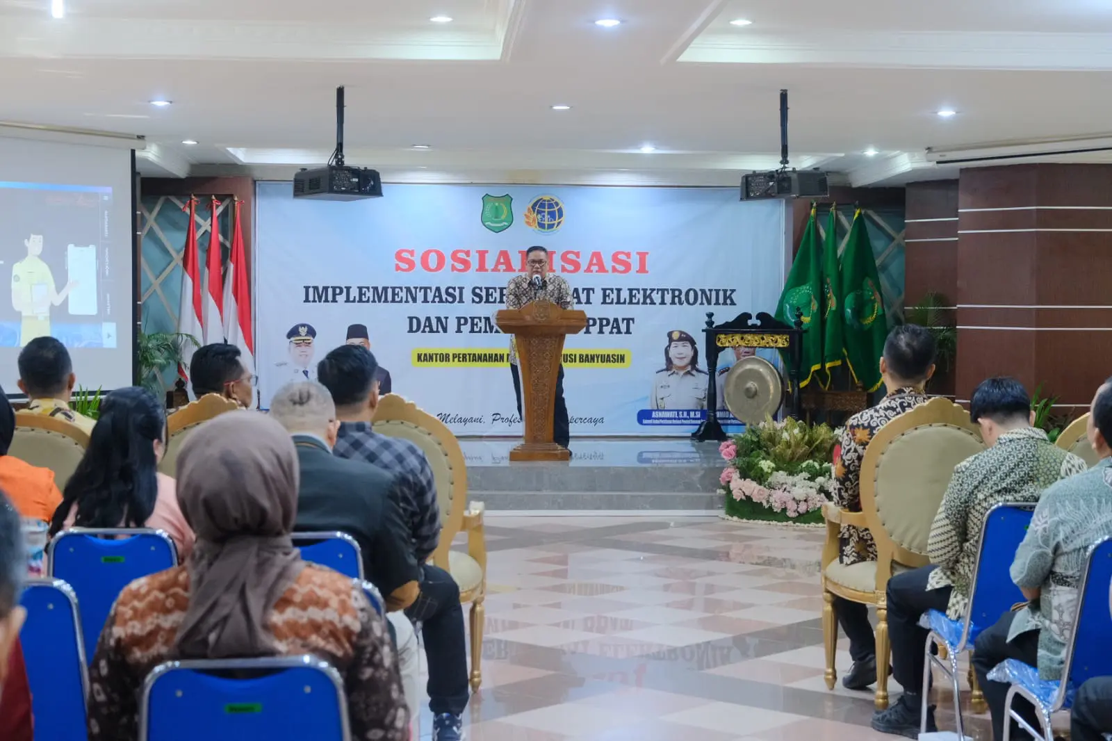 Terbitkan Sertipikat Secara Elektronik, Kantor BPN Muba Tidak Lagi Terima Tamu