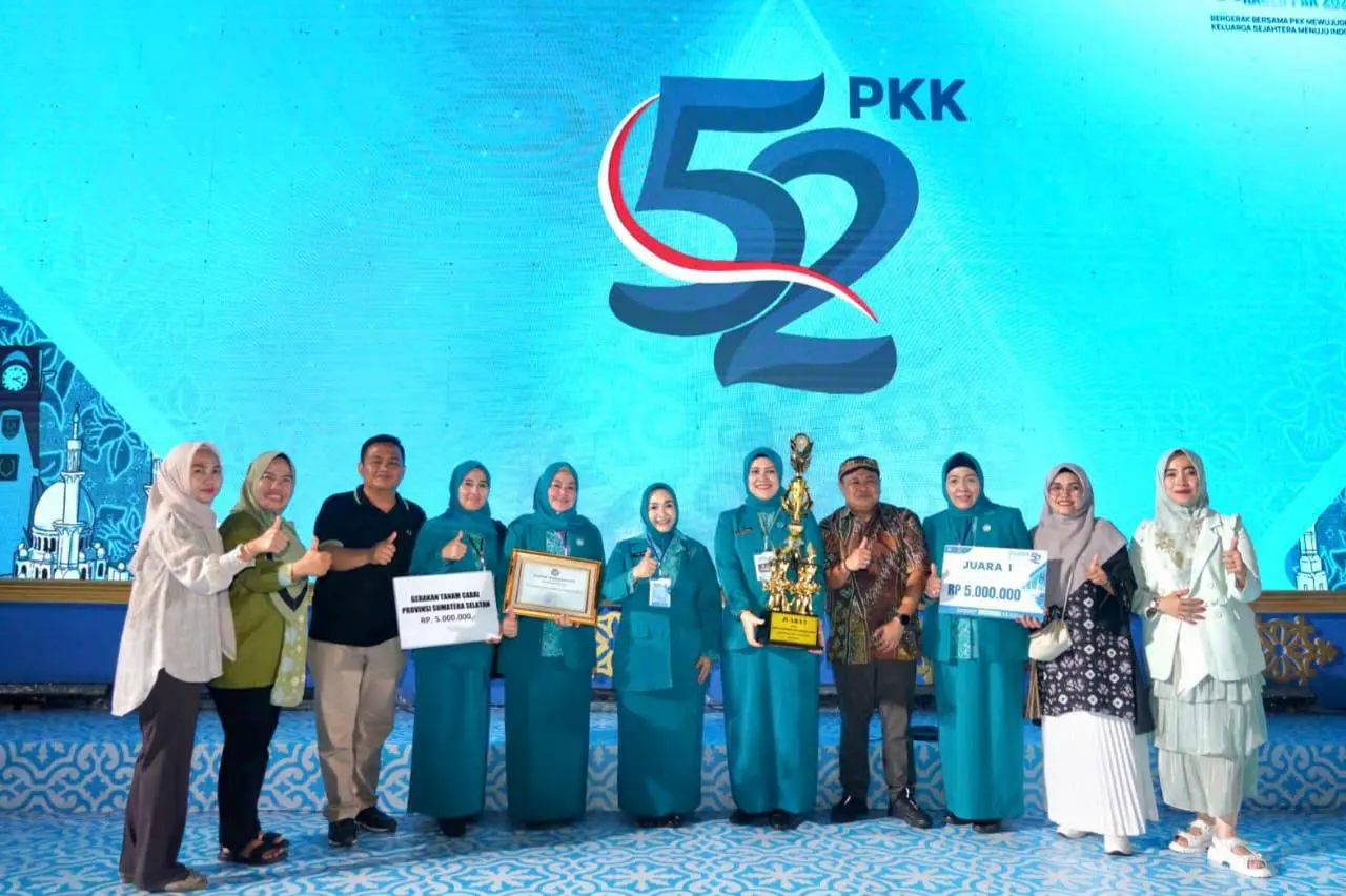 Bawa Banyak Prestasi, Pj Ketua TP PKK Sumsel Apresiasi Prestasi PKK Sumsel dalam Ajang Jambore Nasional PKK di Solo