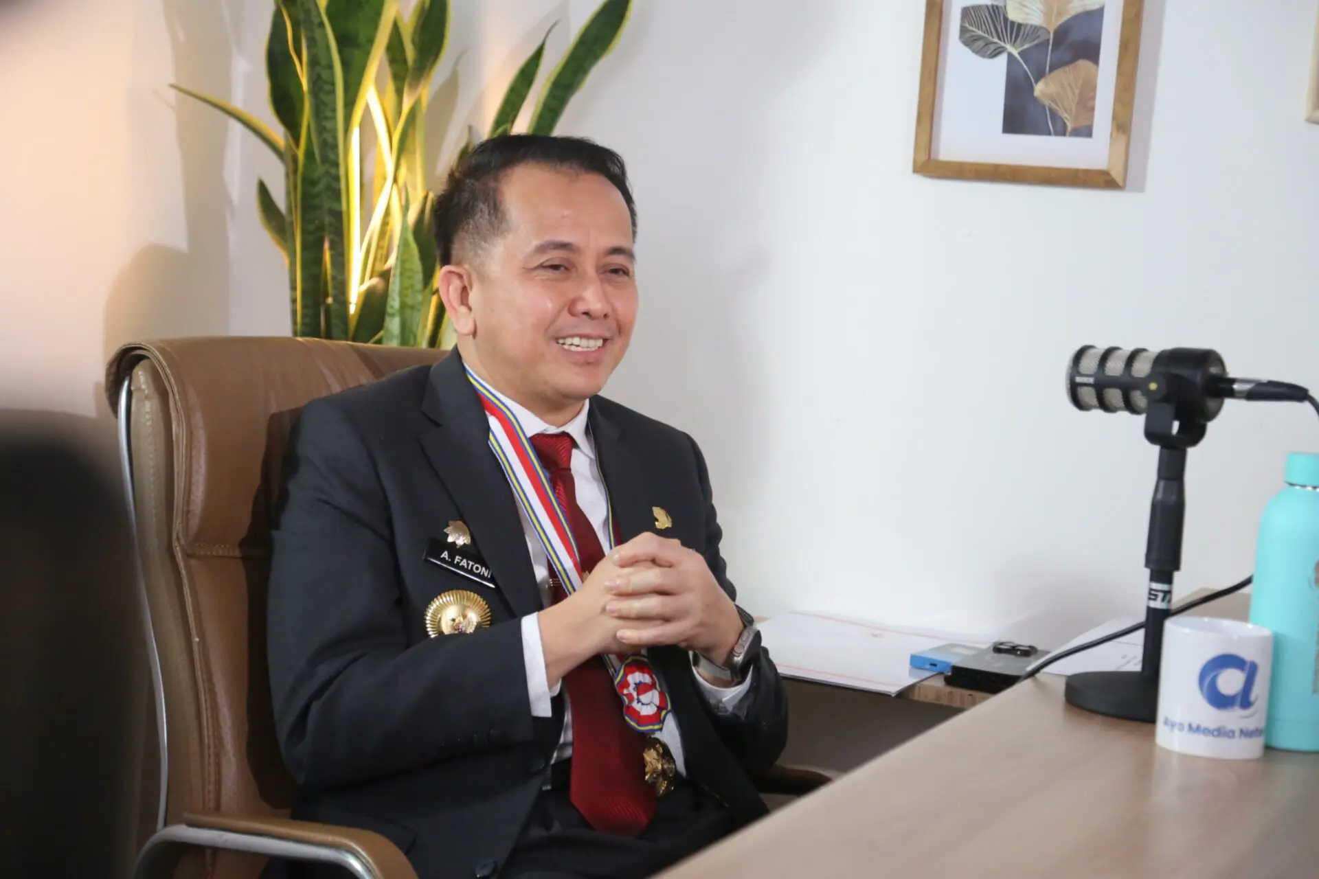 Pj Gubernur Agus Fatoni Beberkan Berbagai Keberhasilan Sumsel pada Podcast Bersama Ayo Media Network