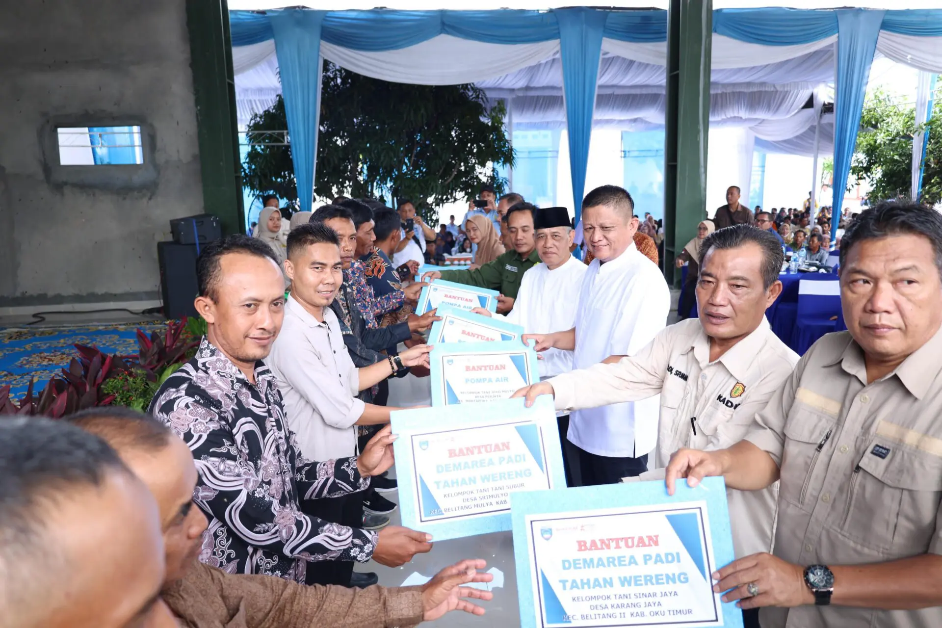 Dinas Pertanian OKUT Bersama Bupati Gelar Bimbingan Ke Ratusan Penyuluh Pertanian Dan Kelompok Tani