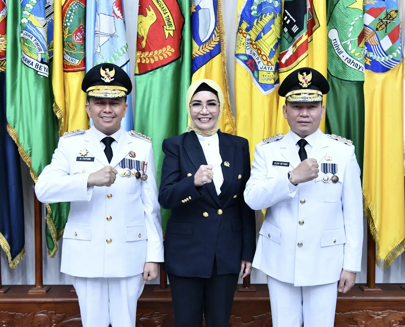 Ketua DPRD Sumsel Hadiri Pelantikan Pj Gubernur Sumsel Elen Setiadi Gantikan A. Fatoni