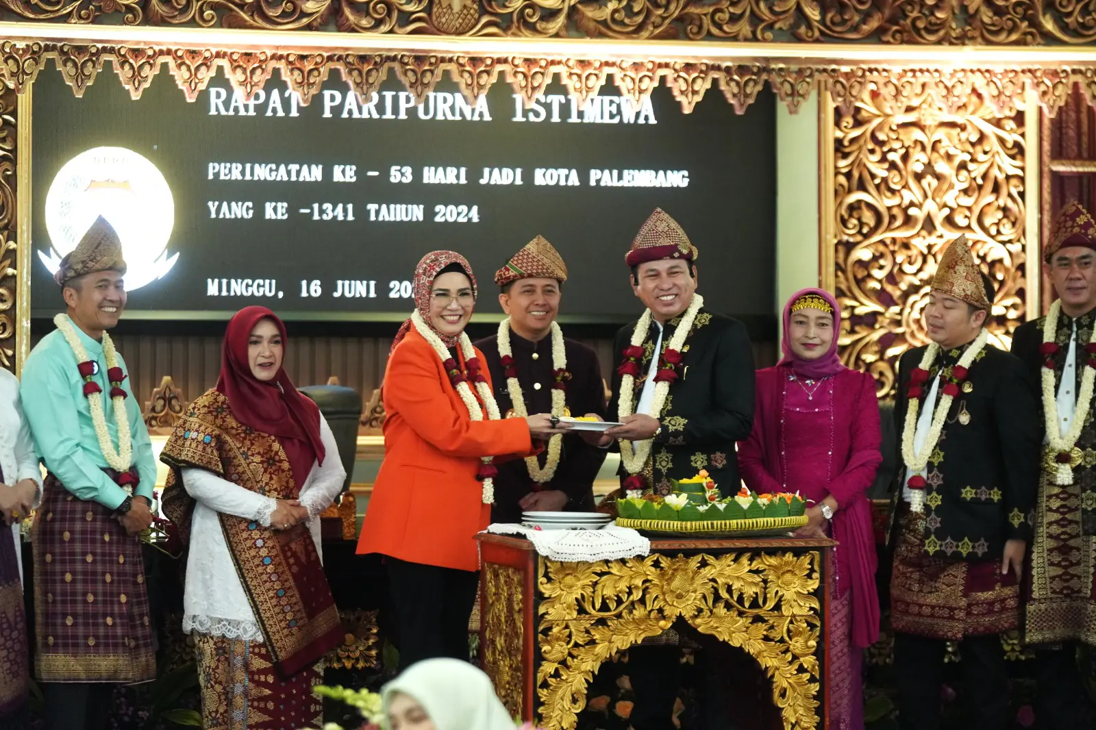 RA Anita Hadiri Paripurna Istimewa HUT Kota Palembang ke 1431