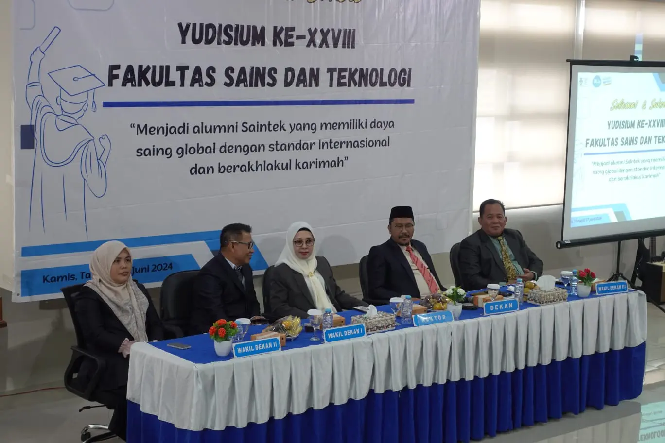 Yudisium Ke-28 Fakultas Sains dan Teknologi UIN Raden Fatah Palembang