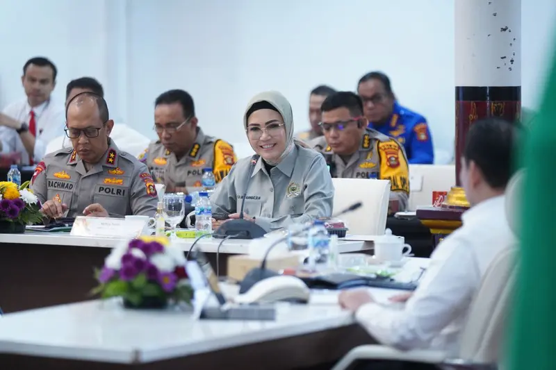 RA Anita Hadiri Rakor Aktivasi Posko Pengendalian Karhutla 2024
