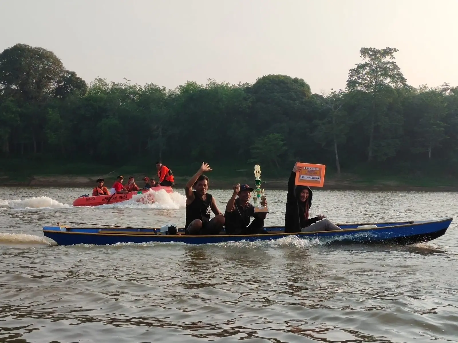 Perdana, Perlombaan Perahu Ketek Nelayan Bakal Turut Memeriahkan HUT RI di Muba