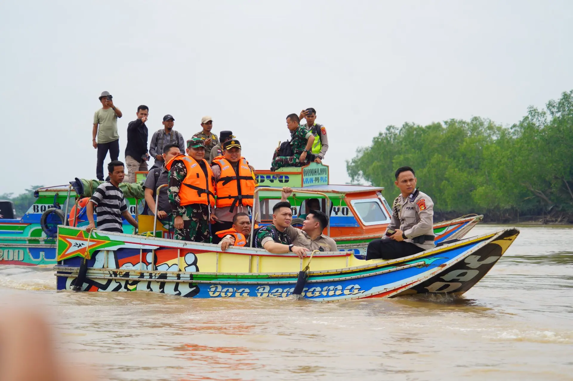 Pj Bupati Muba Minta Pihak Perusahaan Segera Perbaiki Jembatan Ambruk