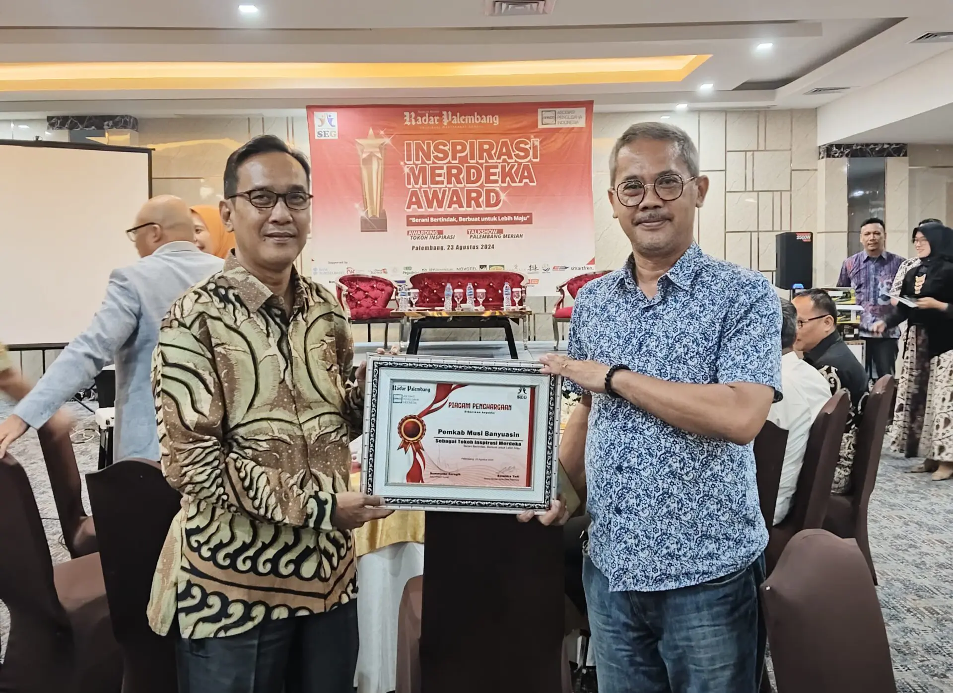 Upaya Pemkab Muba Sejahterakan Masyarakat Di Ganjar Sebuah Penghargaan