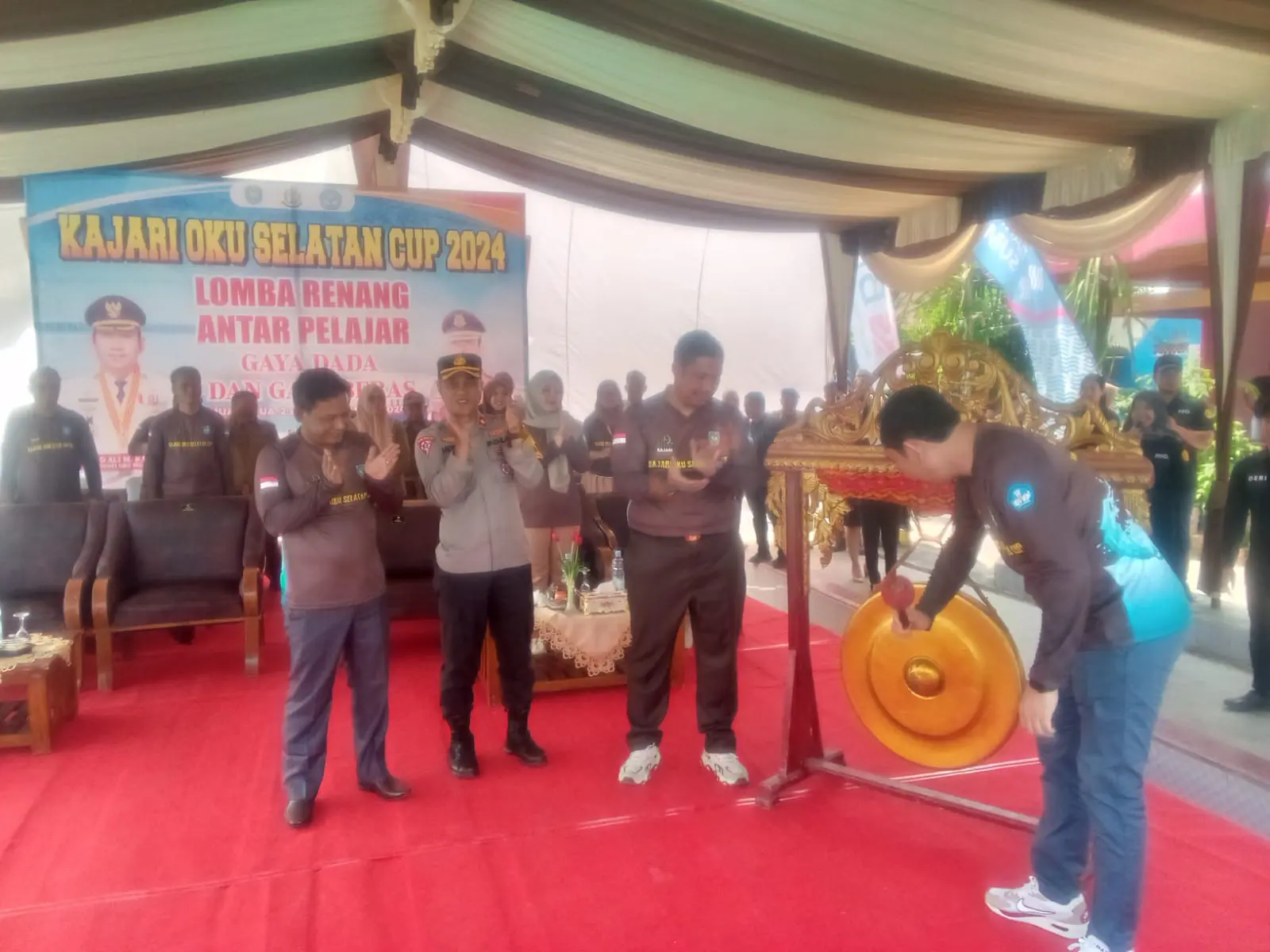Perdana, Kejari OKU Selatan Gelar Lomba Renang Antar Pelajar