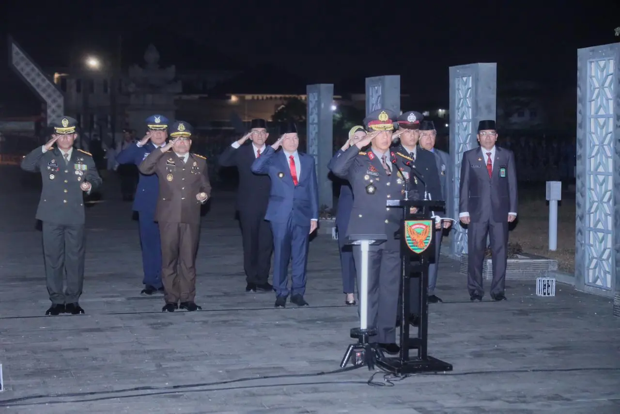 Forkopimda Sumsel Gelar Apel Penghormatan Renungan Suci di Makam Pahlawan Ksatria Ksetra Siguntang