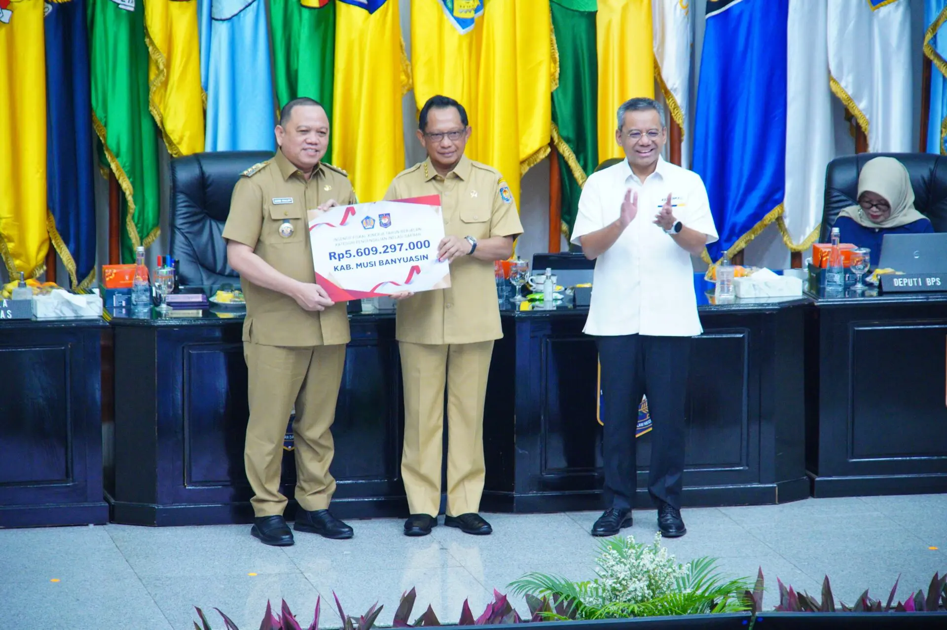 Berhasil Kendalikan Inflasi, Muba Terima Insentif Fiskal Rp 5,6 Miliar