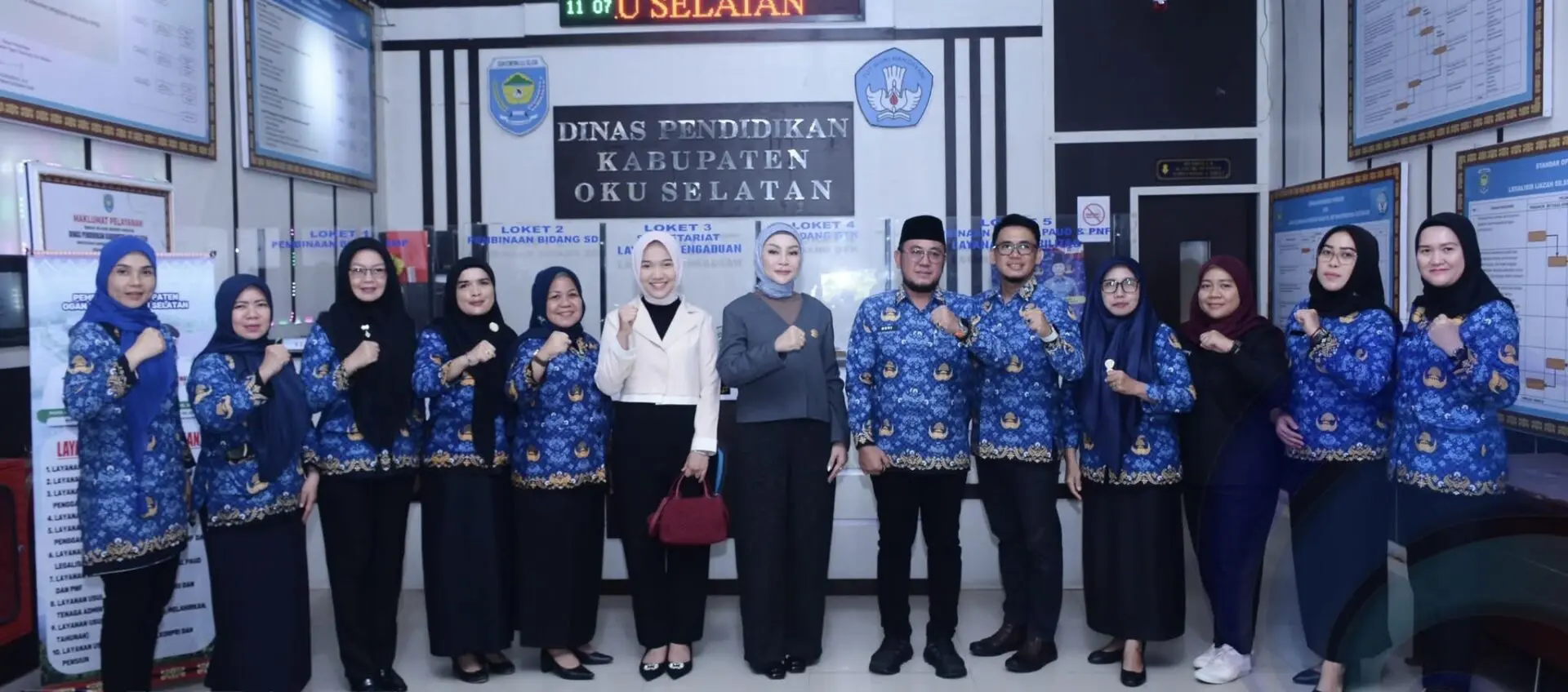 Anggota DPRD Sumsel Komisi V Sambangi Disdik Oku Selatan