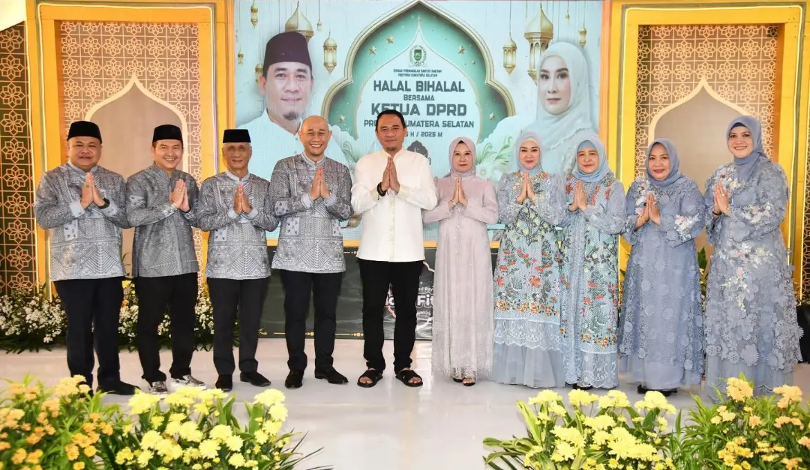 Ketua DPRD Sumsel Andie Dinialdie Gelar Halalbihalal