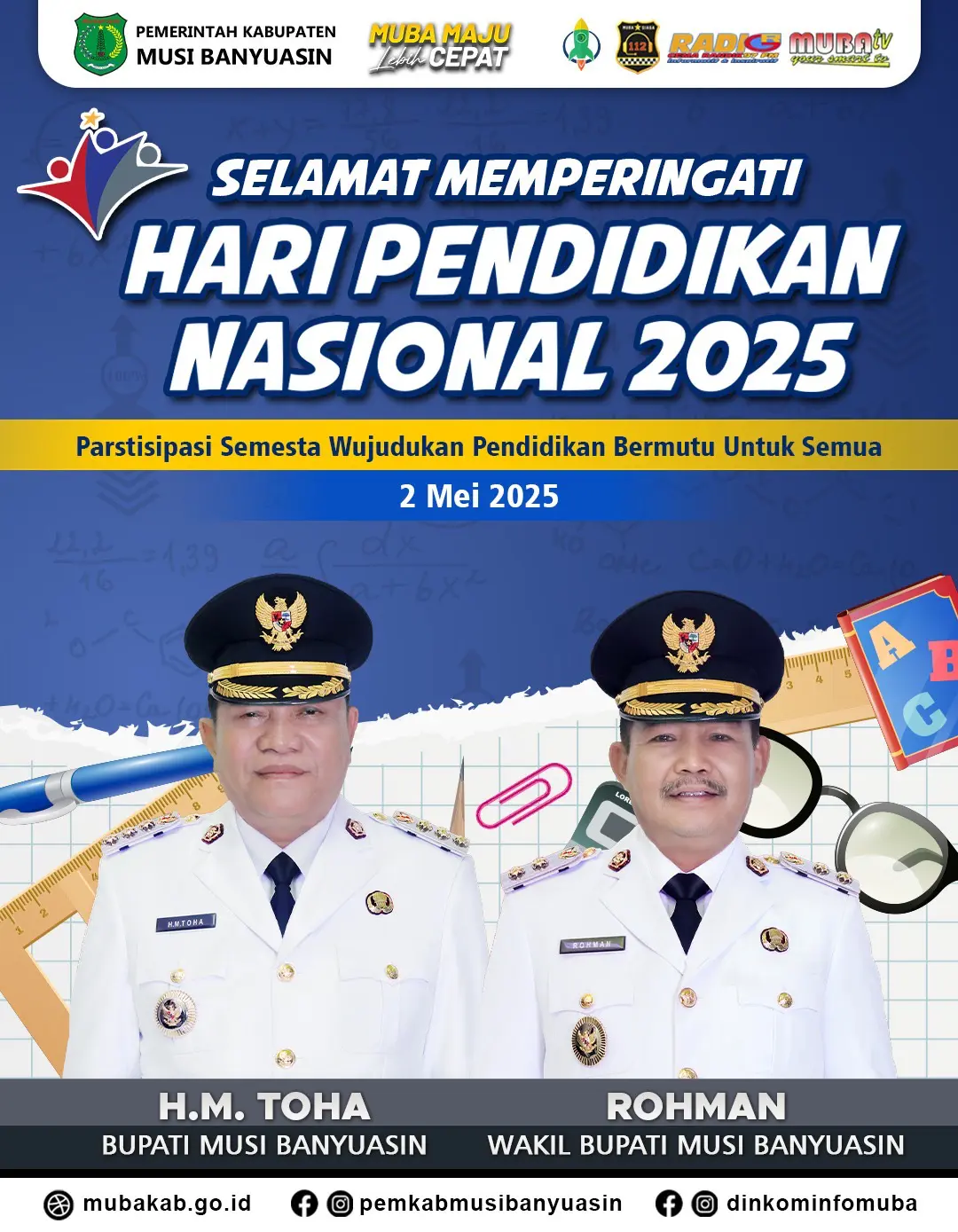 HM Toha Serukan Ayo Berpartisipasi Aktif dalam Mewujudkan Pendidikan Bermutu di Muba HM Toha Serukan Ayo Berpartisipasi Aktif dalam Mewujudkan Pendidikan Bermutu di Muba