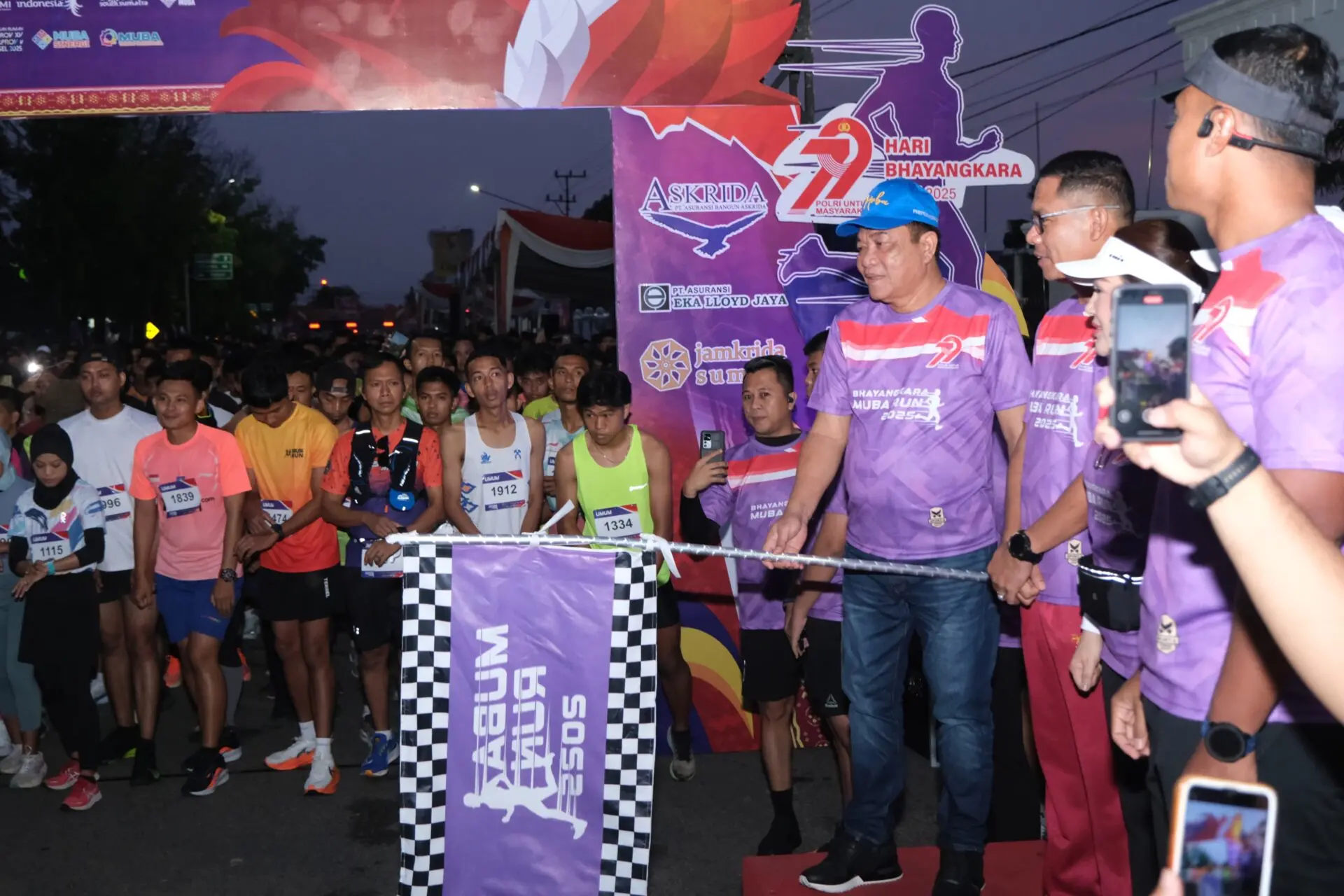 Bhayangkara Muba Run 2025 Berlangsung Semarak