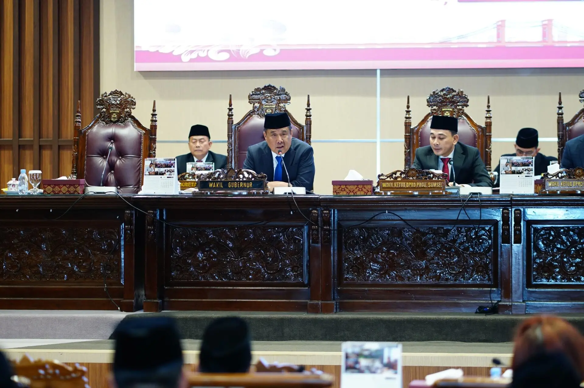 DPRD Sumsel Dengarkan Jawaban Gubernur Terhadap Raperda APBD 2024