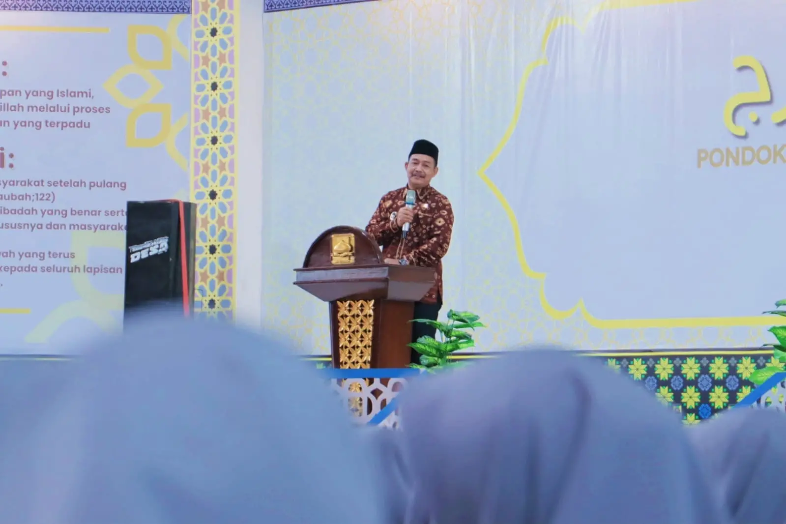 Wakil Bupati Muba Hadiri Wisuda Santri di Pesantren Assalam Islamy Sungai Lilin