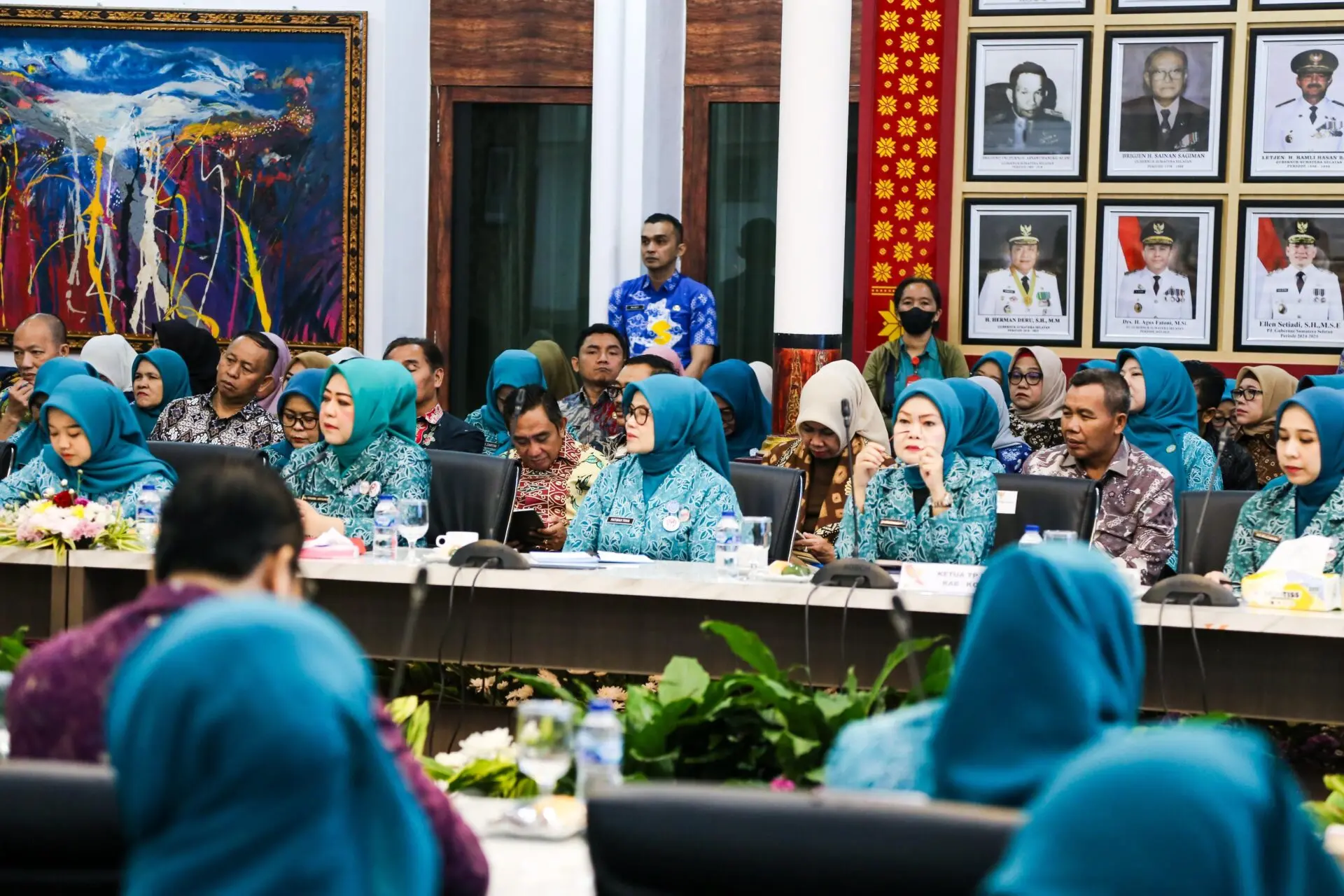 TP PKK Hj Patimah Toha Siap Sinergi Untuk Menyelaraskan Program Kerja