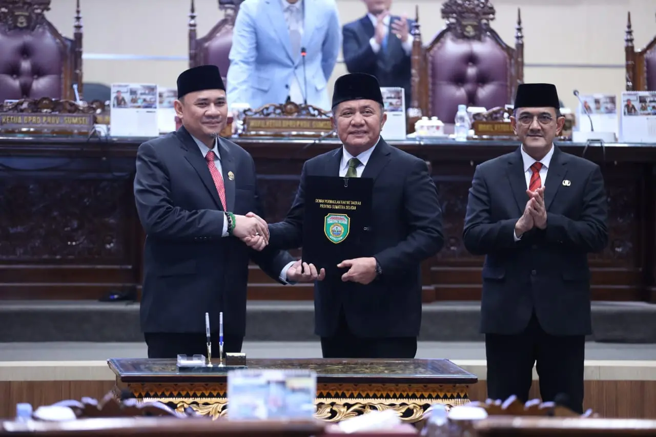 DPRD bersama Pemprov Sumsel Tetapkan Tiga Perda Baru